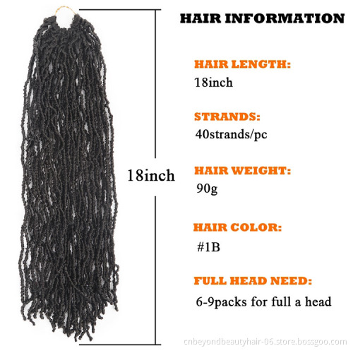 Mini Faux Locs Crochet Hair Micro Dreadlocks Hair Extension Goddess Locs Soft Sister Locs Crochet Hair